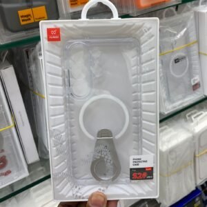 XUNDD Crystal Clear MagSafe Shockproof Case with 360° Rotating Ring Kickstand for Galaxy S26 Ultra - Gadget99