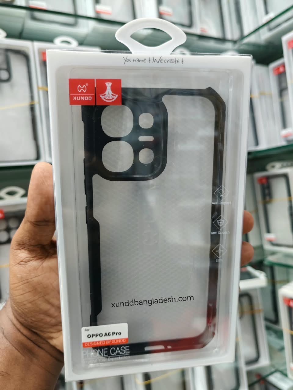 XUNDD Case for OPPO A6 Pro – Bumper Protective Shockproof Case